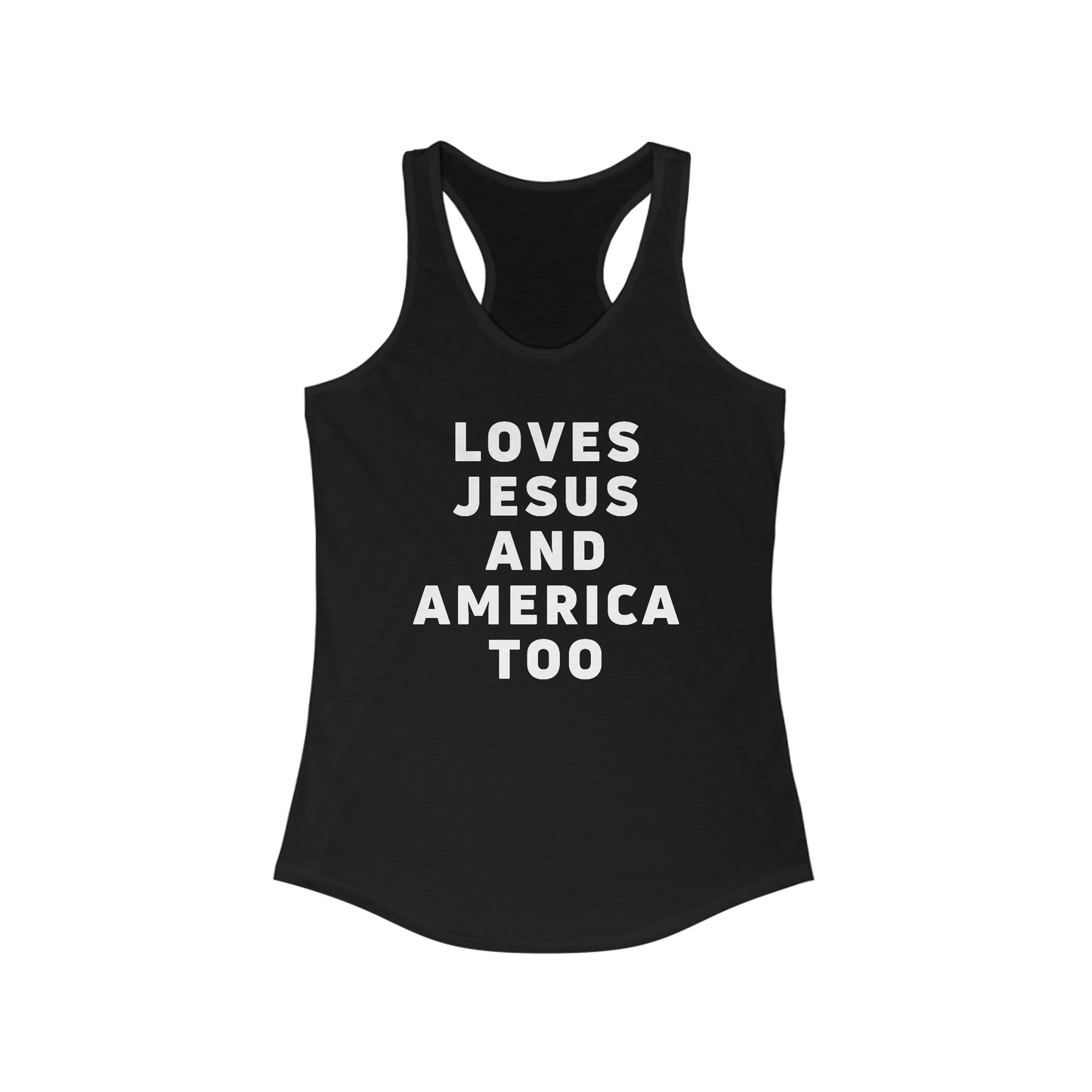 Jesus & America - Racer Tank